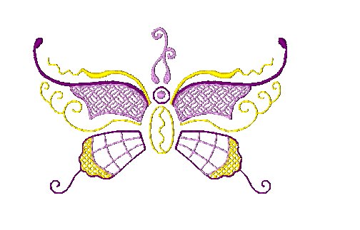 Native Butterflies  [4x4] # 10512