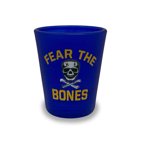 Navy Fear The Bones Matte 1.5oz Shot Glass