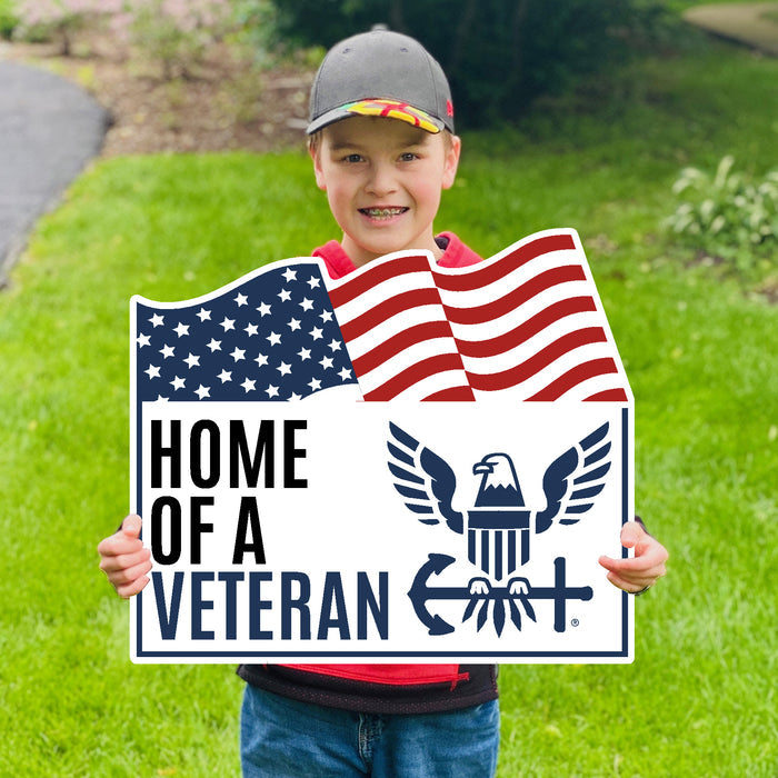 Navy Home of a Veteran Lawn Sign*