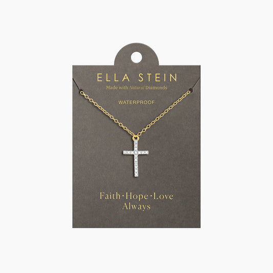 Necklace Believe Cross Pendant Waterproof