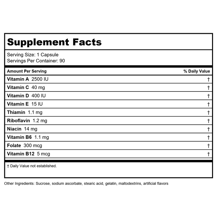 NeurO2 (K45) by Apex Energetics --90 caps - Supplement Facts panel