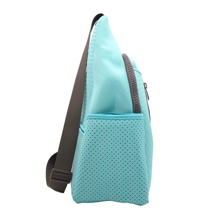 New Glove It Capri Blue Neoprene Pickleball Sling Bag MSP$79