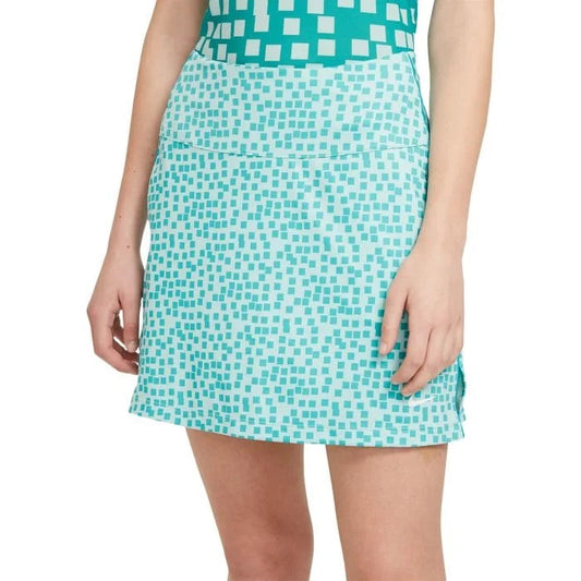 New Nike Women's Dri Fit Two Tone Teal Golf Skort Size Size L MSP$65