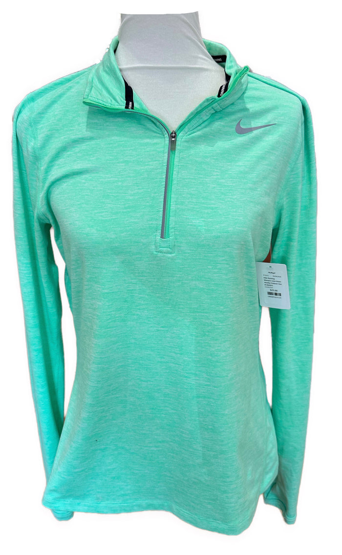 Nike Running Women's Lime Green Heather Pullover Size M MSP$75
