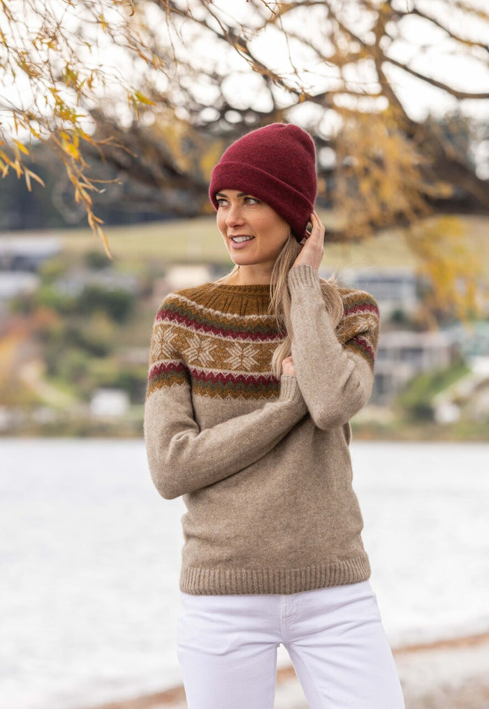Noble Wilde - Merino & Possum Norwdarn Sweater