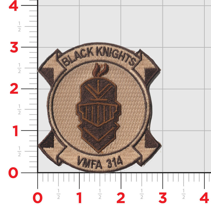 Officially Licensed USMC VMFA-314 Black Knights Command Patches