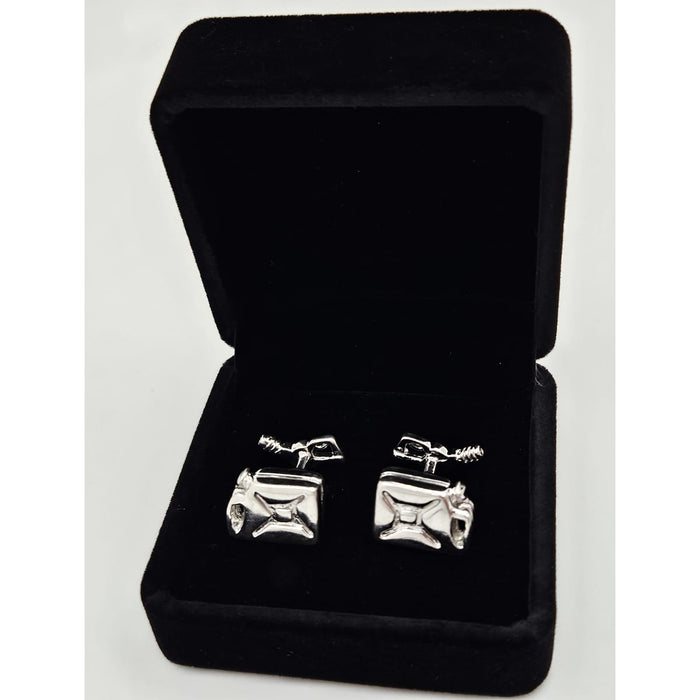 Erika Hult de Corral "Ric" Jewelry OOAK Erika Hult de Corral "Ric" Taxco Sterling Pop Art Cufflinks Circa 1980's