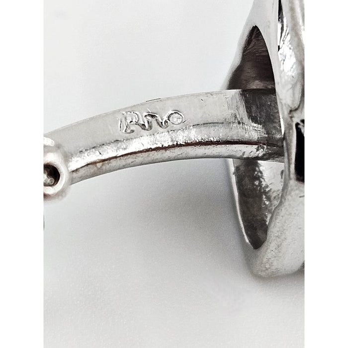 Erika Hult de Corral "Ric" Jewelry OOAK Erika Hult de Corral "Ric" Taxco Sterling Pop Art Cufflinks Circa 1980's