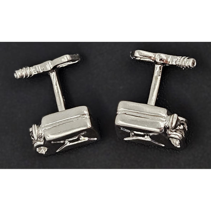 Erika Hult de Corral "Ric" Jewelry OOAK Erika Hult de Corral "Ric" Taxco Sterling Pop Art Cufflinks Circa 1980's