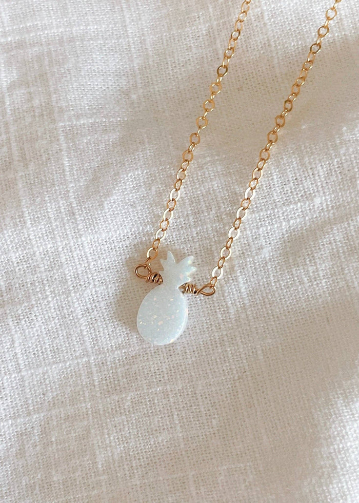 Opal Pineapple Necklace