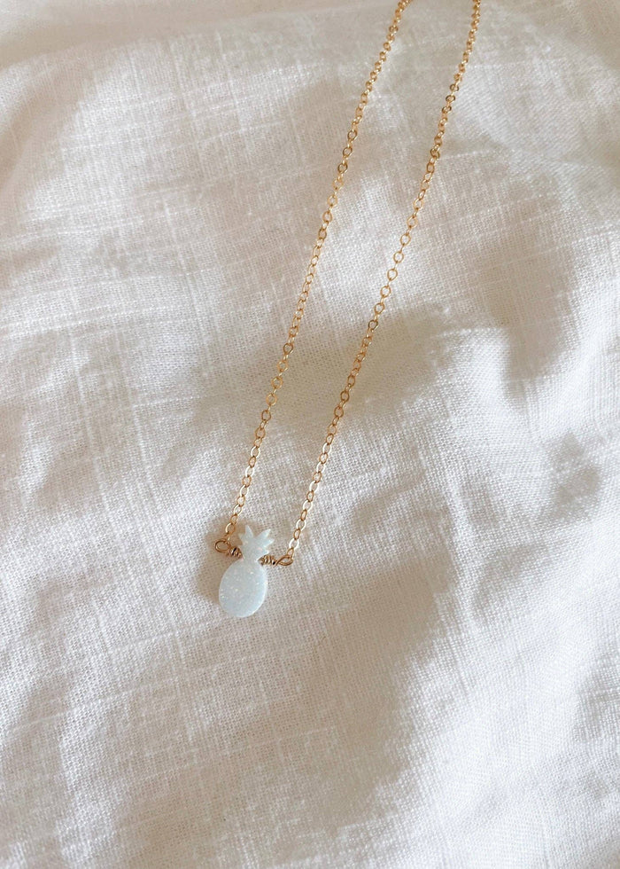 Opal Pineapple Necklace