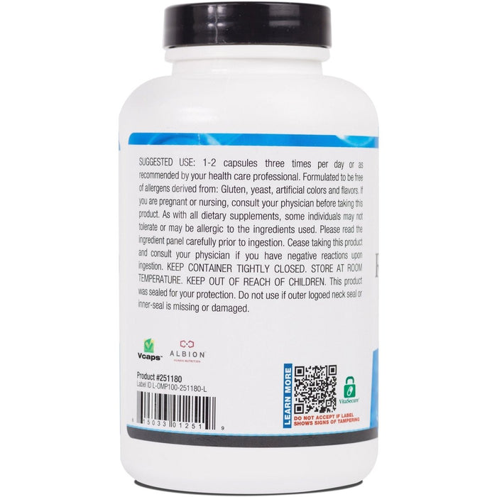 Ortho Molecular - Reacted Calcium - 180 Capsules - The Oasis of Health