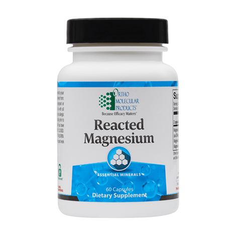 Ortho Molecular Products - Reacted Magnesium & Potassium - 60 Capsules - The Oasis of Health