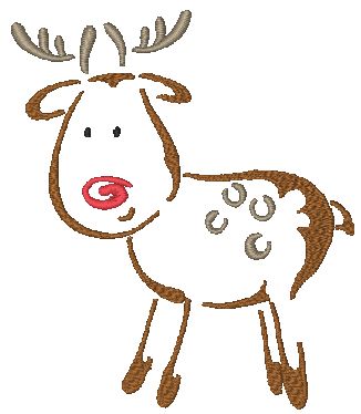 Outline Christmas LM [4x4] + [5x7] # 10818