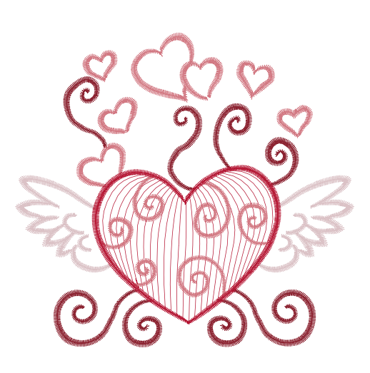 Outline Valentine [4x4] #10983