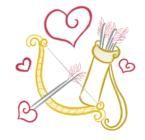 Outline Valentine [4x4] #10983