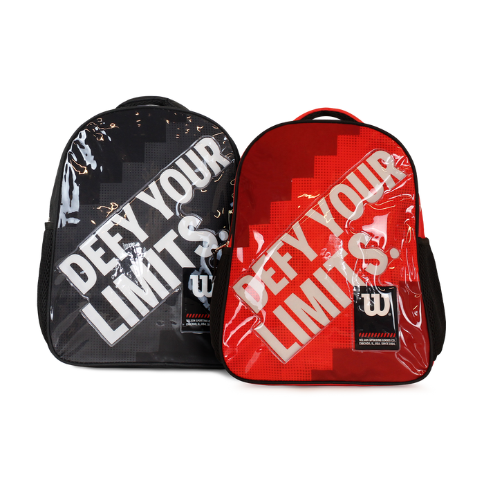 Pack Wilson 2 mochilas infantil Logan roja y negra