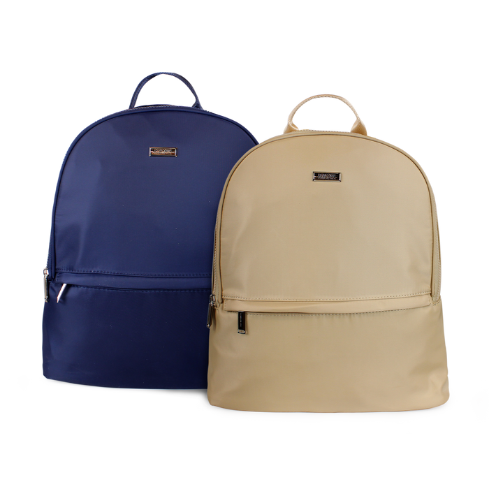 Pack 2 Mochilas Savannah beige y azul