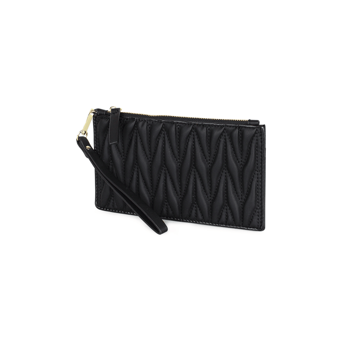 Pack Billetera Abella negra + Pañuelo Oni beige