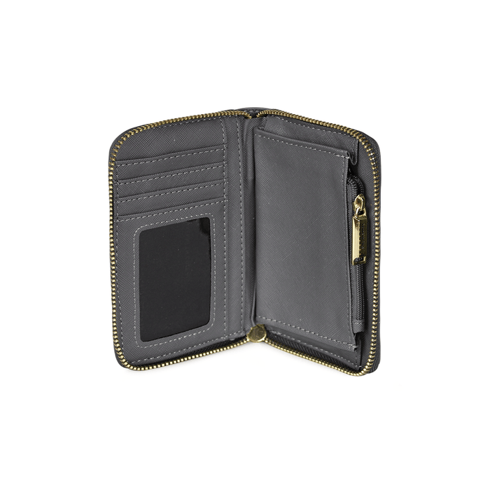 Pack Billetera Trifold + Pañuelo Oni pink gris oscuro