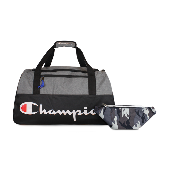 Pack bolso Atlanta 45Lts + Banano Military gris