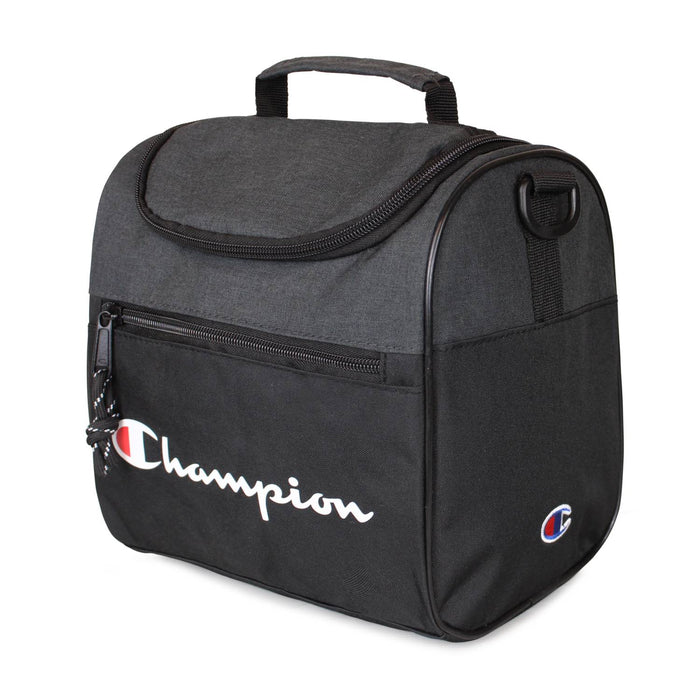 Pack bolso Atlanta 45lts + Lonchera Oxford negra negro