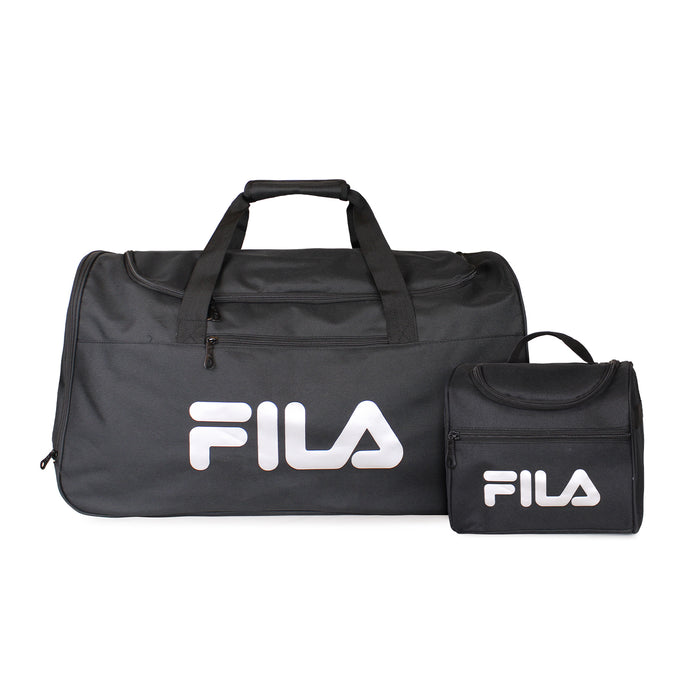 Pack bolso Verona 71lts + lonchera Bonet silver negro