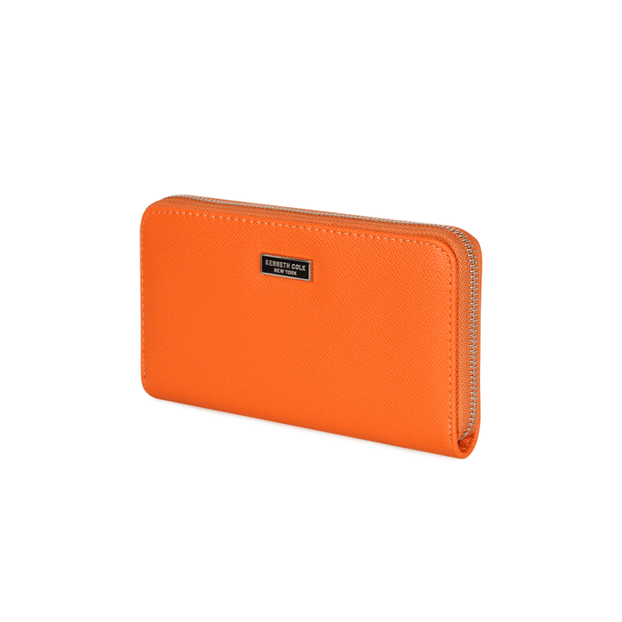 Pack Cartera calixta + billetera de mujer Bessie naranja