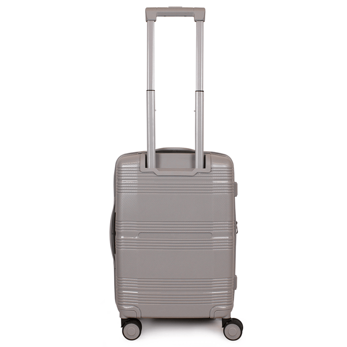 Pack Maleta cabina con usb Chic 10K + Estuche Spark silver gris