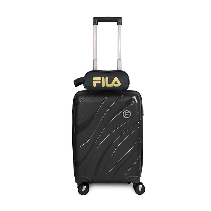 Pack Maleta cabina Lola negra 10K + Estuche Spark rose negro