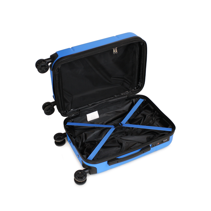 Pack Maleta de cabina Amsterdam + Cartera Leeway blue