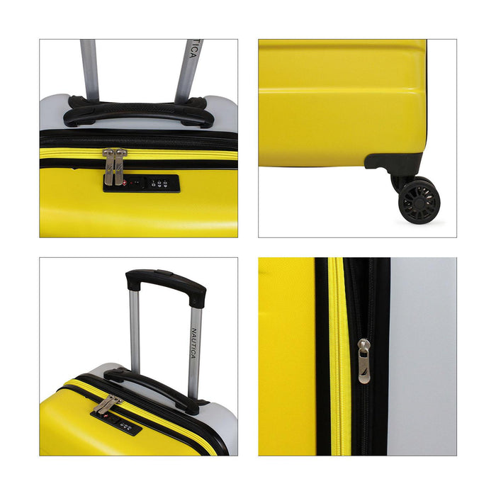 Pack Maleta de cabina Bora + Toalla de playa amarillo