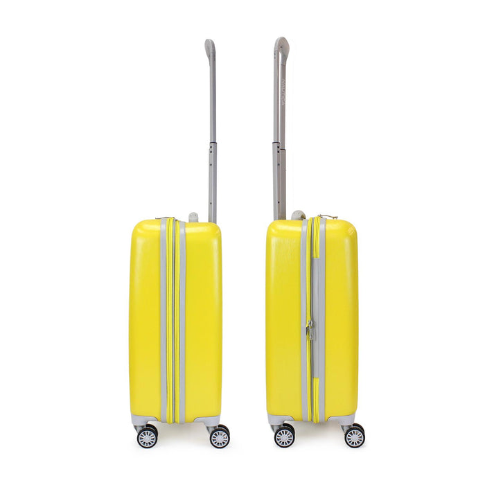 Pack Maleta de cabina Summer + Toalla de playa amarillo