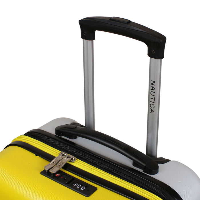 Pack Maleta grande Bora 23kg amarilla + Organizador Nautica amarillo