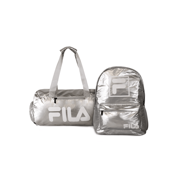 Mochila + Bolso Bolonia gris