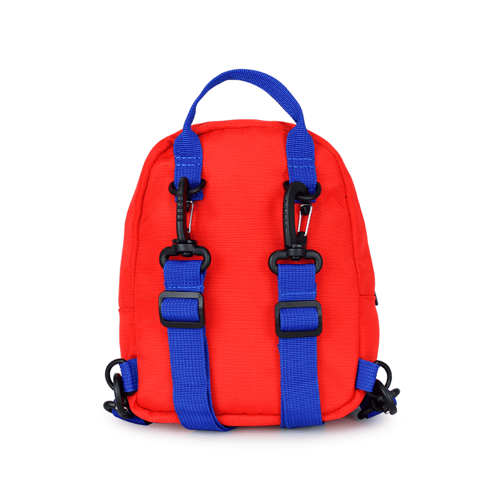 Pack mochila Parvus y Orión + banano Kappa + bolso Perseo rojo
