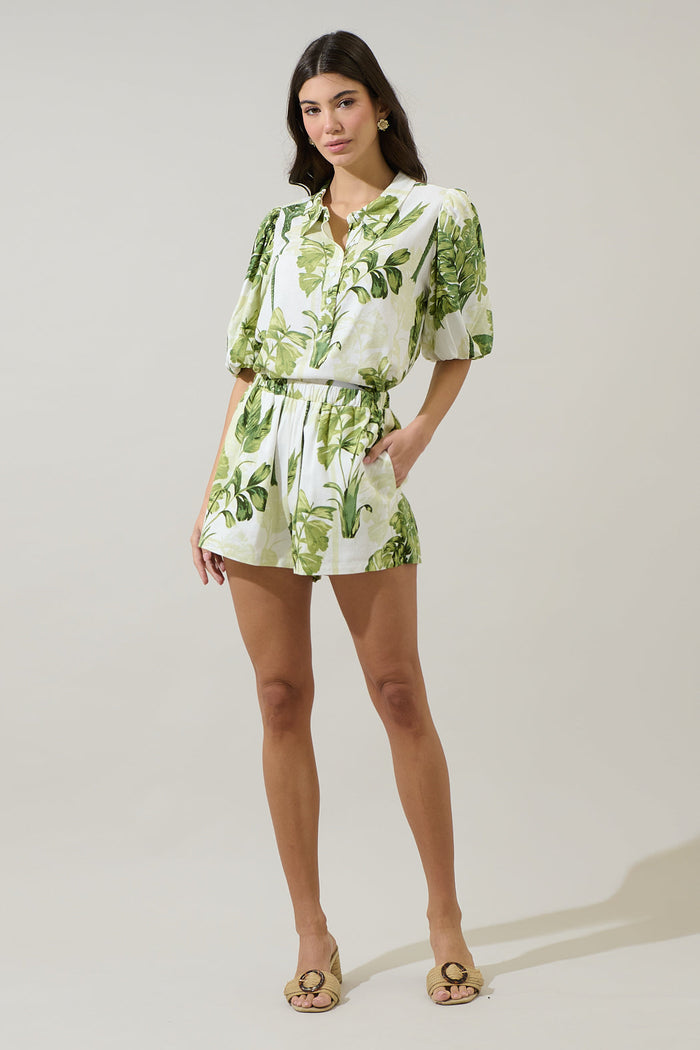 Palmet Tropical Sugarbag Shorts