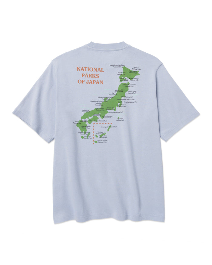 Shop Parks Project Parks of Japan Tee Inspired by Japan's NP | xenon-blue