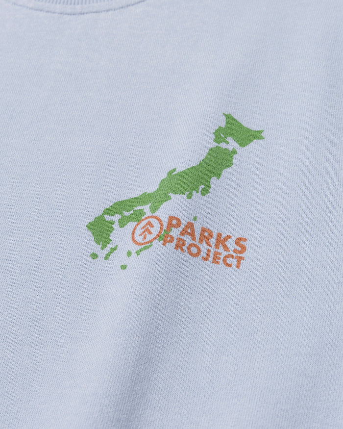 Shop Parks Project Parks of Japan Tee Inspired by Japan's NP | xenon-blue