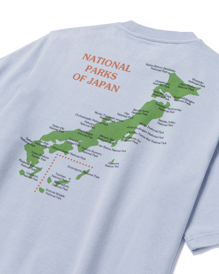 Shop Parks Project Parks of Japan Tee Inspired by Japan's NP | xenon-blue