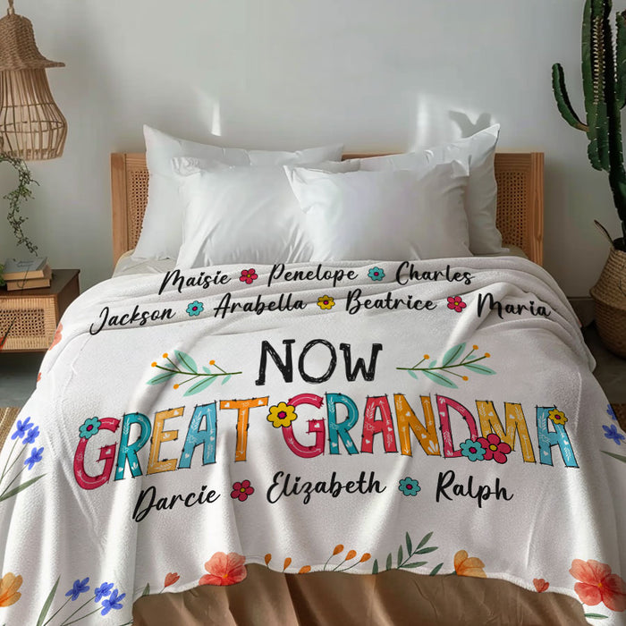 Personalized Grandma Gifts | Blanket for Grandma for Mother’s Day