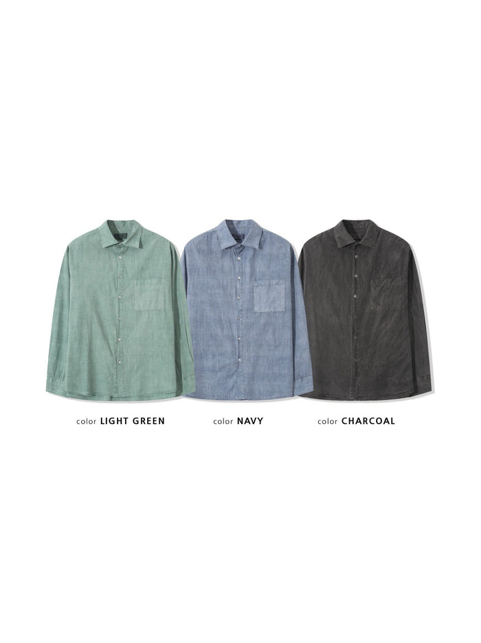 Pigment Washing Shirt
