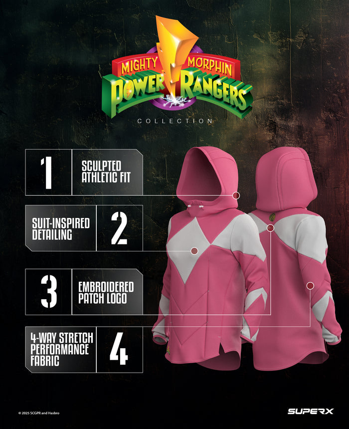 Pink Ranger Women's Limited Edition Performance Pullover Hoodie V2