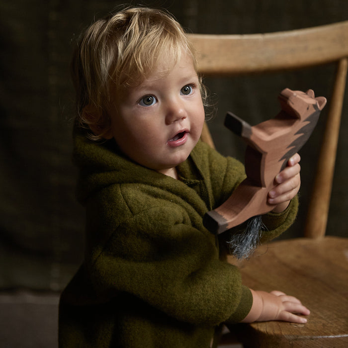 Pipit Baby Suit - Merino Wool Fleece - Seaweed