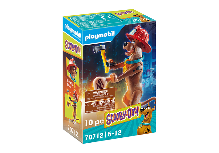 PLAYMOBIL 70712 SCOOBY-DOO! Collectible Firefighter Figure