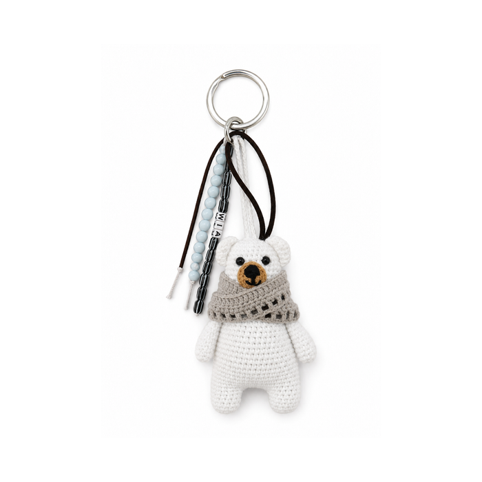 Polar Teddy Charm