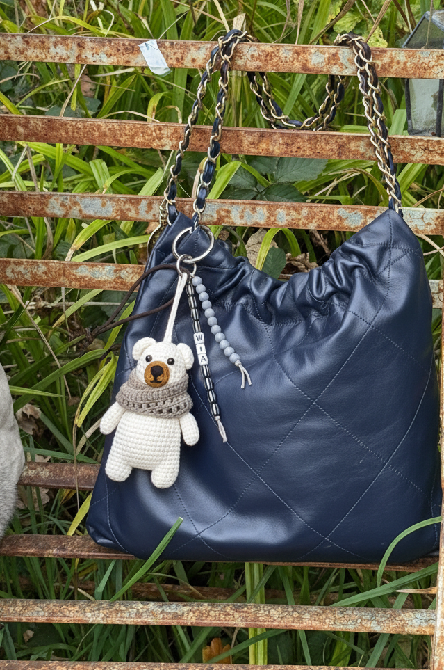 Polar Teddy Charm