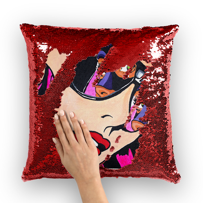 Pop Sequin Cushion Cover