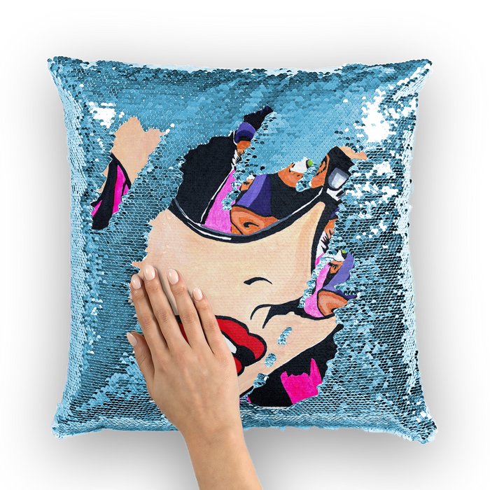 Pop Sequin Cushion Cover