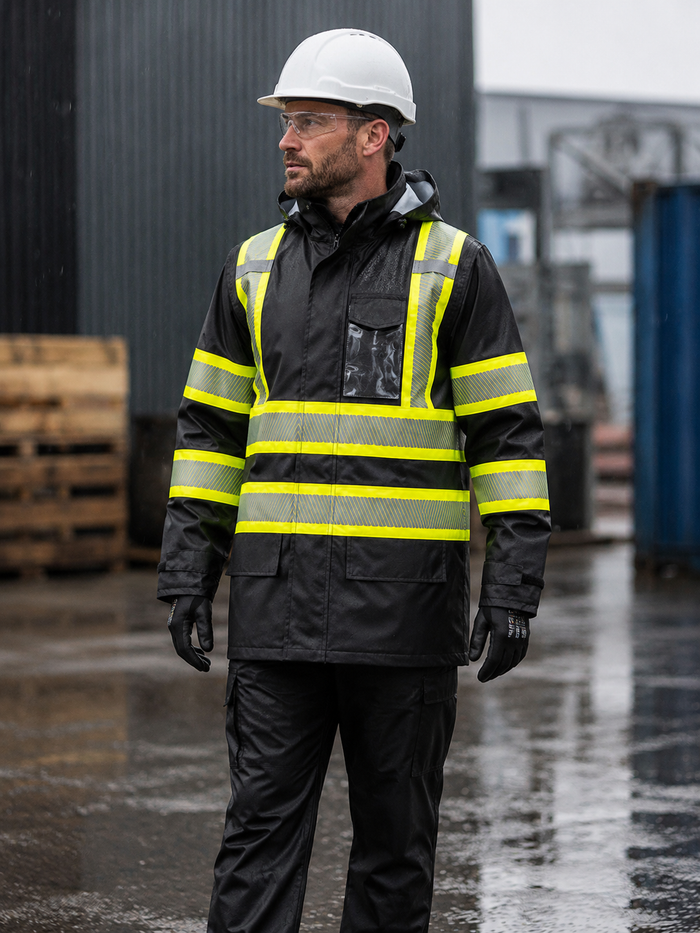 Portwest Iona Plus Lined Rain Jacket